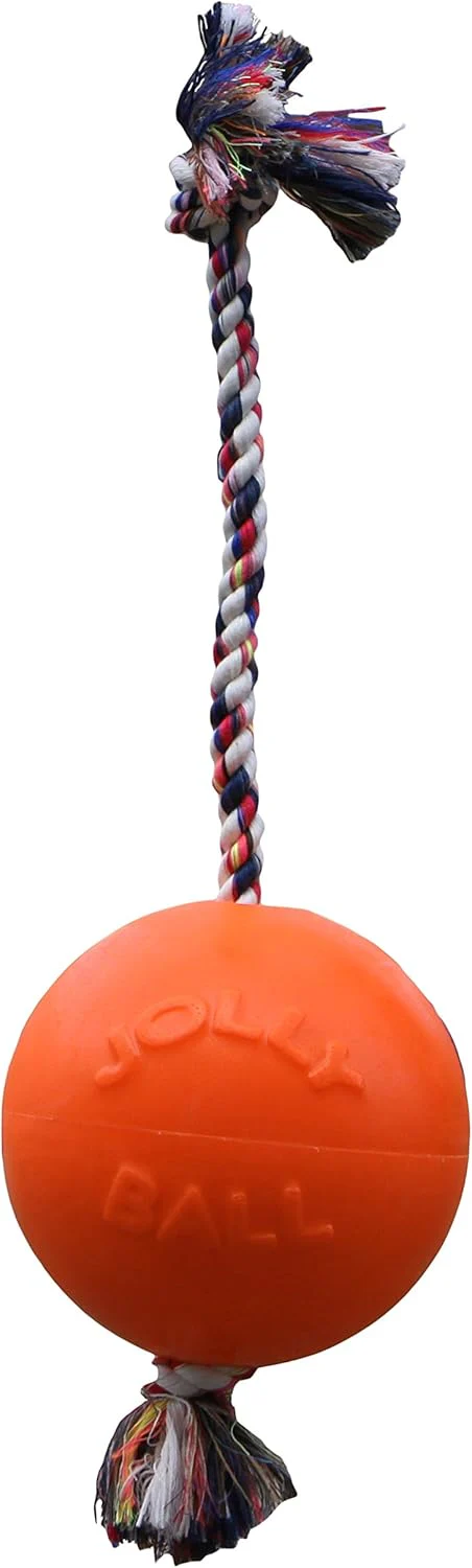 Jolly Pets® Romp-N-Roll Interactive Dog Toy – Orange - Image 2
