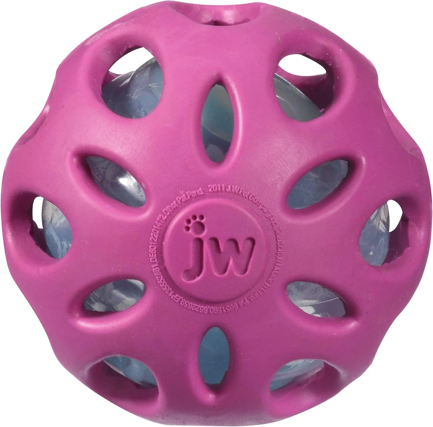 JW Pet Crackle Heads Ball Dog Toy - Image 4