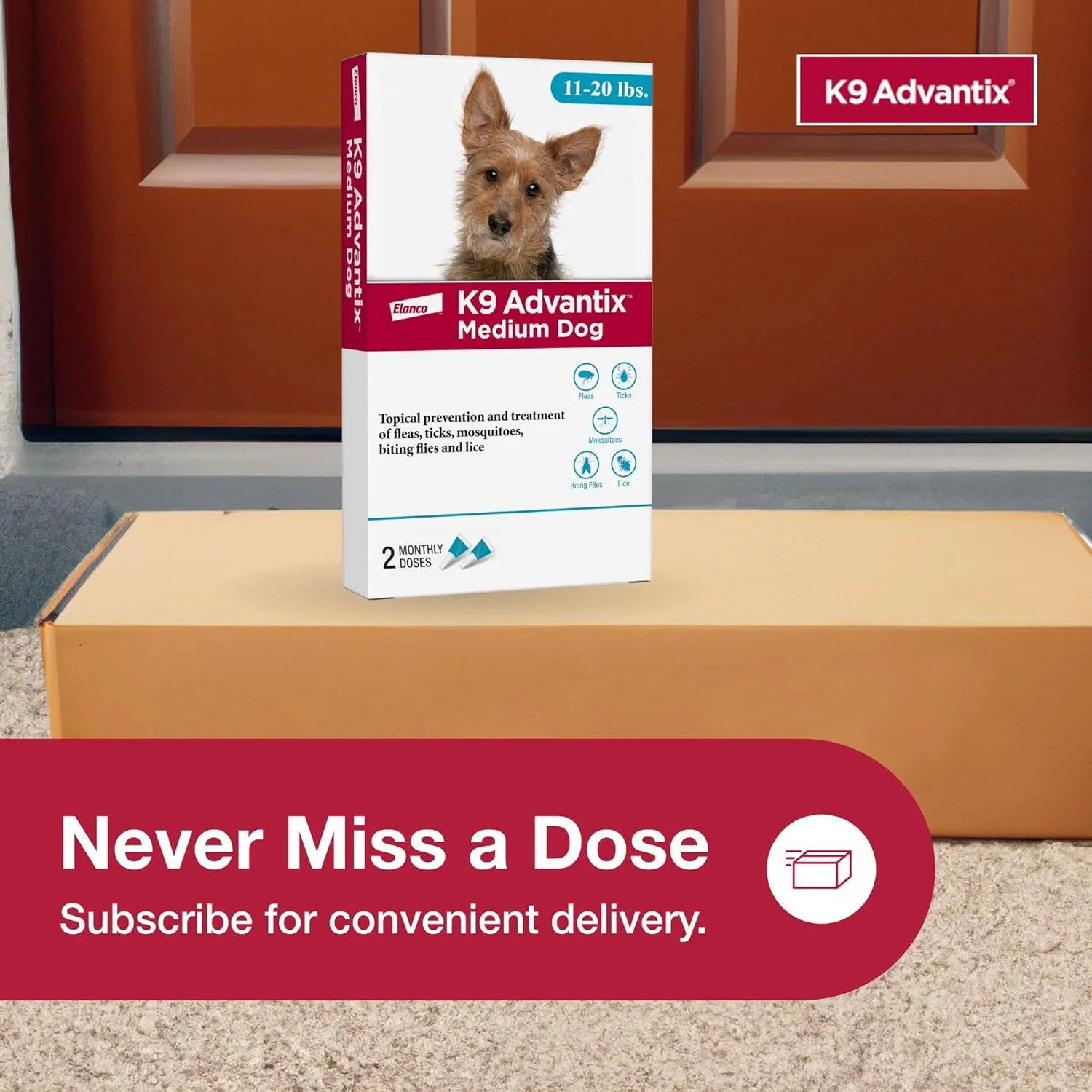 K9 Advantix Flea, Tick & Mosquito Prevention for Dogs | Flea Drops for Small Dogs | Apply Monthly | 2 Treatments - Image 8