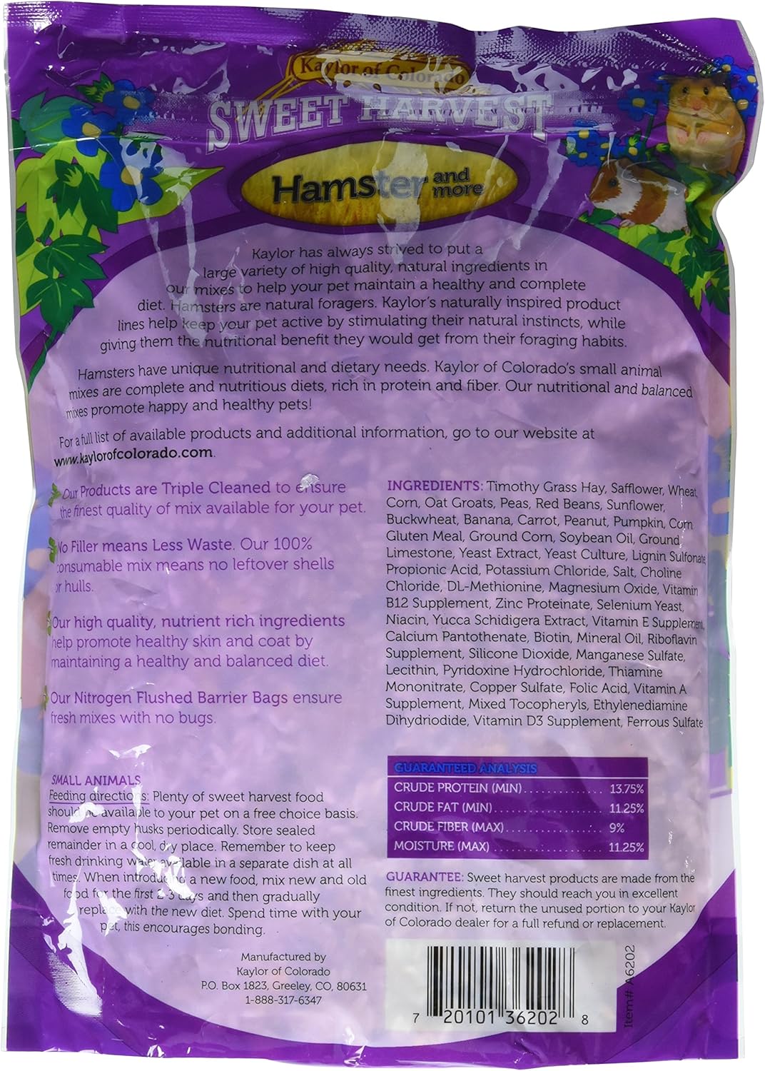 Hamster and More Hamster Food, Premium Hamster Food with Added Specialty Ingredients - Image 2