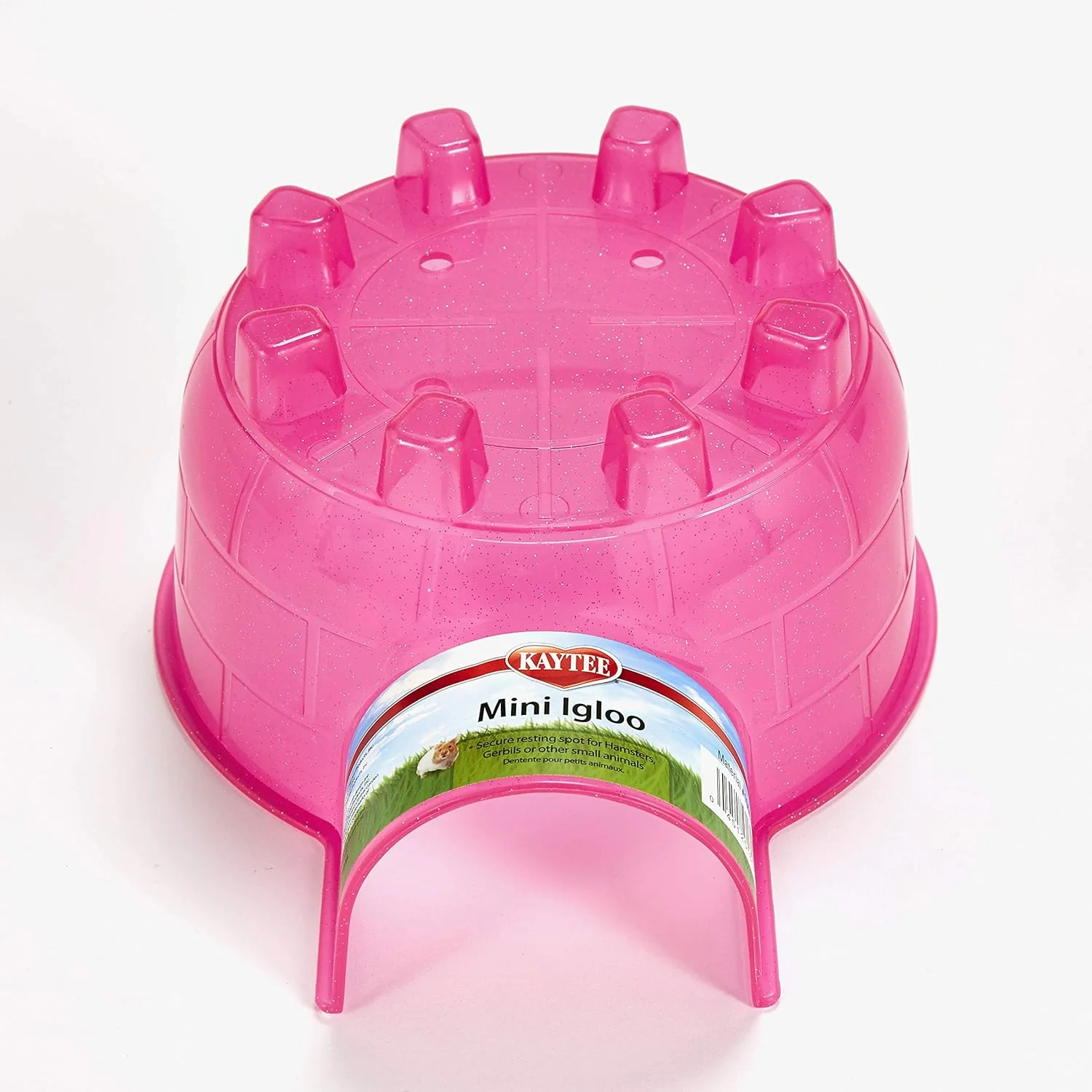 Kaytee Igloo Habitat Hideout For Pet Hamsters, Gerbils, Rats, and Other Small Animals, Mini - Image 2