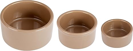Kaytee Stoneware Ceramic Pet Hamster Bowl, Brown, 3-Inch - Image 2
