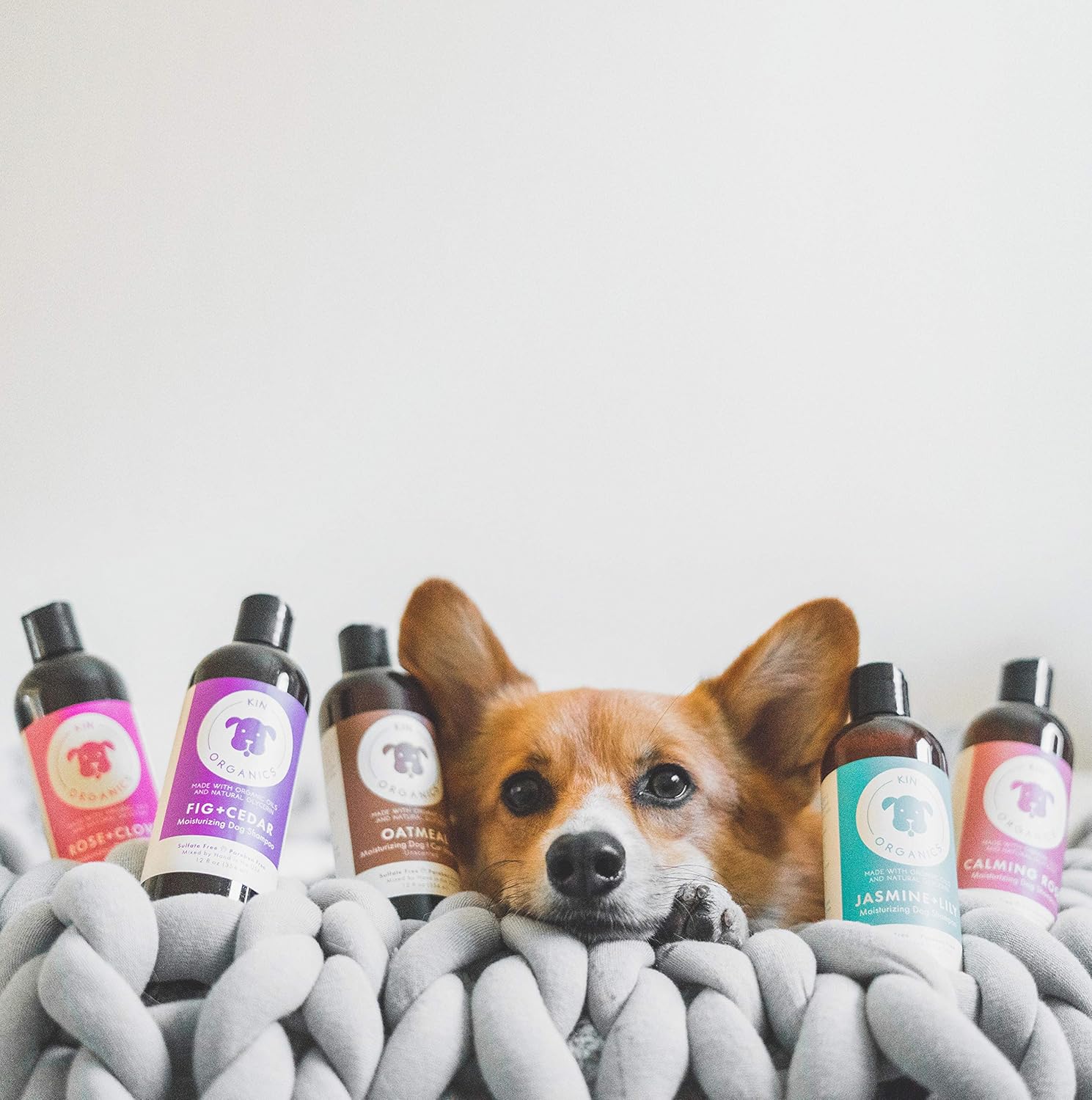 kin+kind kin organics Jasmine+Lily Organic Dog Shampoo - Image 7