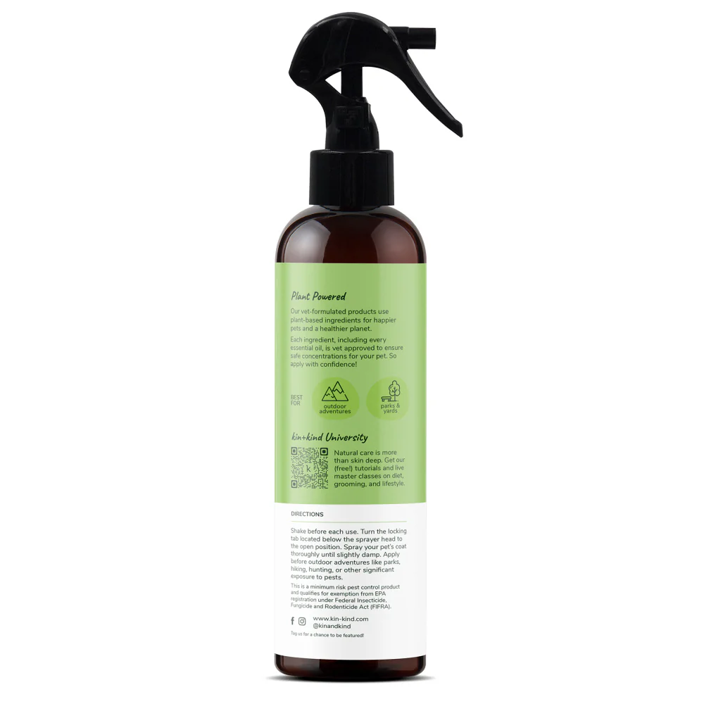 kin+kind | Plant-Based Flea and Tick Spray for Dogs (12 fl oz) | Lavender - Image 3