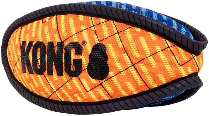 KONG Armor Football Assorted Dog Toy – Medium, Heavy-Duty Fabric Fetch & Chew Toy - Image 5