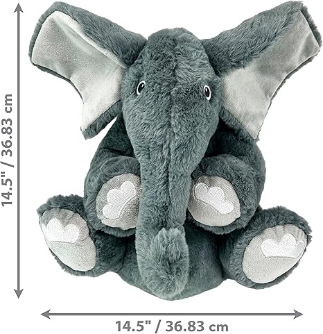 KONG Comfort Kiddos Jumbo Elephant Squeak Dog Toy - Image 3