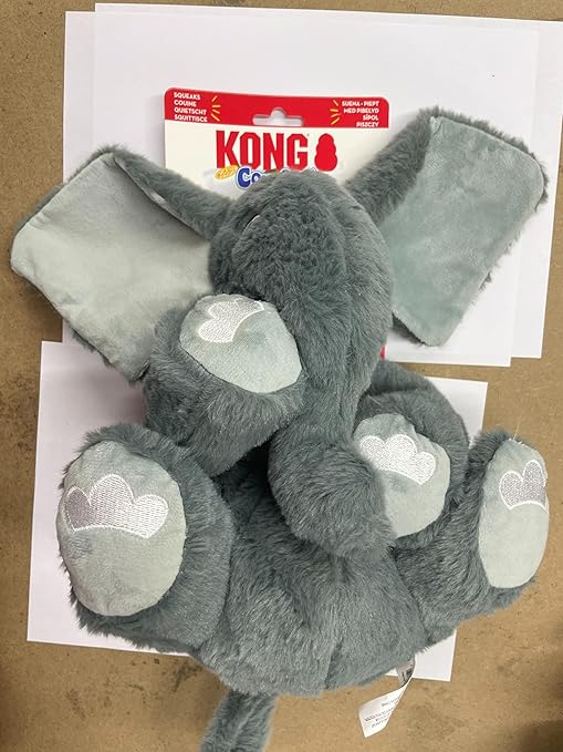 KONG Comfort Kiddos Jumbo Elephant Squeak Dog Toy - Image 4