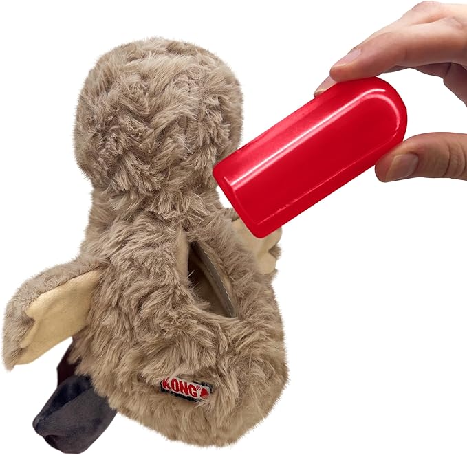 KONG Comfort Tykes Soft Plush Fluffy Dog Toy (Gosling) - Image 3