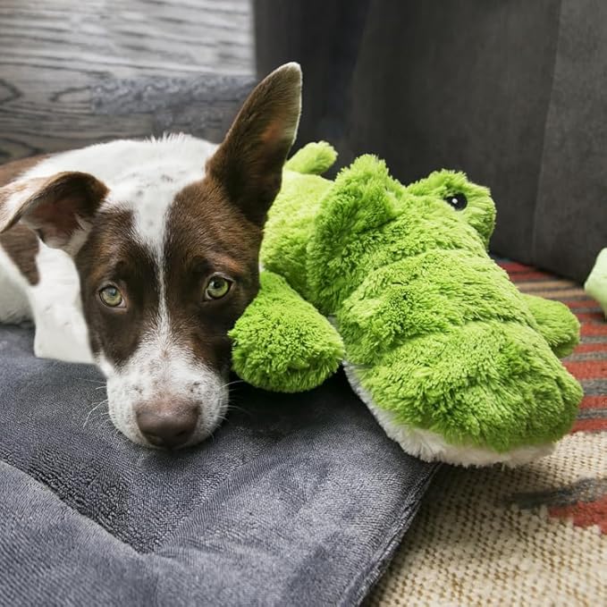 KONG Cozie Jumbo Ali The Aligator - XL Sized Plush Dog Toy - Image 2