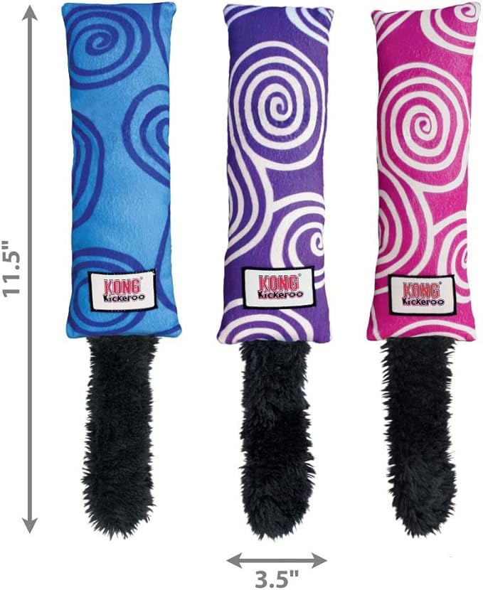 KONG - Kickeroo™ Swirl - Play Enticing Cat Toy, North American Preium Catnip - Image 2