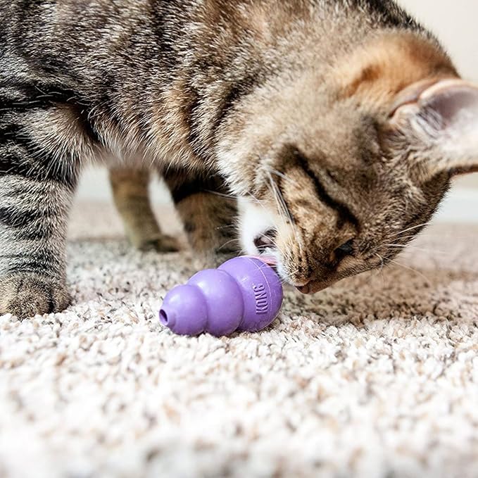 Kong - Kitty Kong - Toy and Treat Dispenser, Lightweight Durable Rubber Cat Toy - Image 4