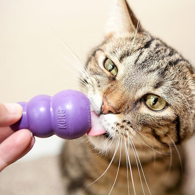 Kong - Kitty Kong - Toy and Treat Dispenser, Lightweight Durable Rubber Cat Toy - Image 5