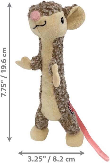 KONG Luvs Crinkle Textured Cat Toy Stuffed with Catnip (Mouse) - Image 2