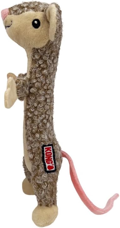 KONG Luvs Crinkle Textured Cat Toy Stuffed with Catnip (Mouse) - Image 4