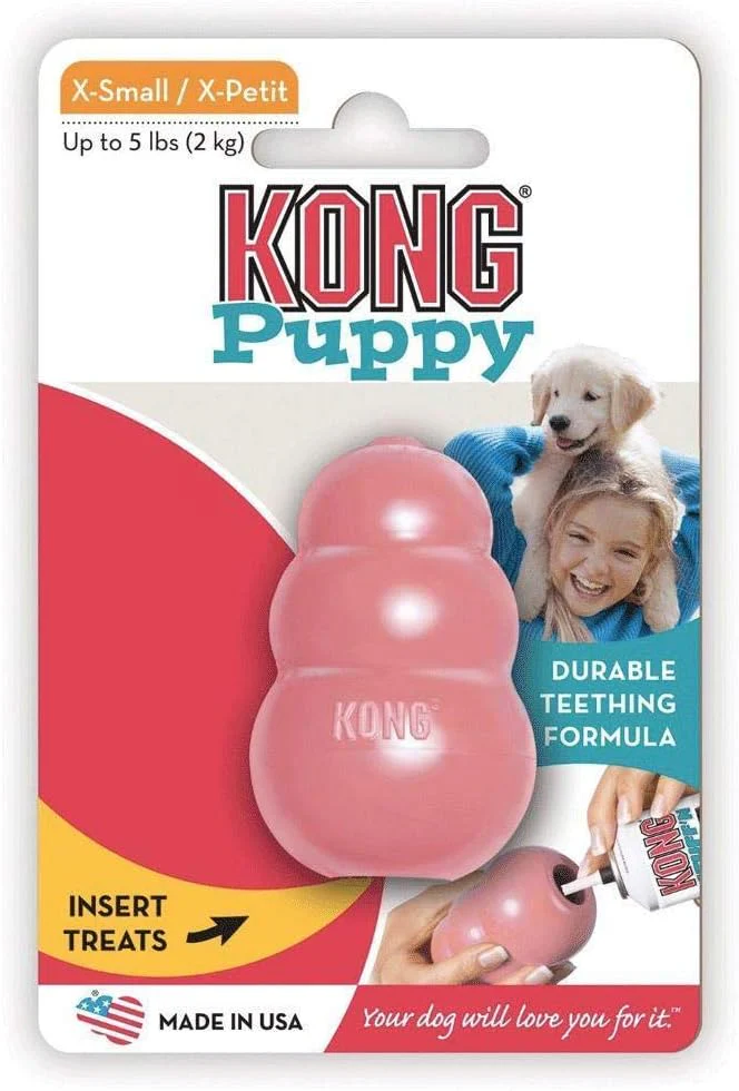 KONG Puppy Dog Toy, Medium, Assorted Colors - Image 2