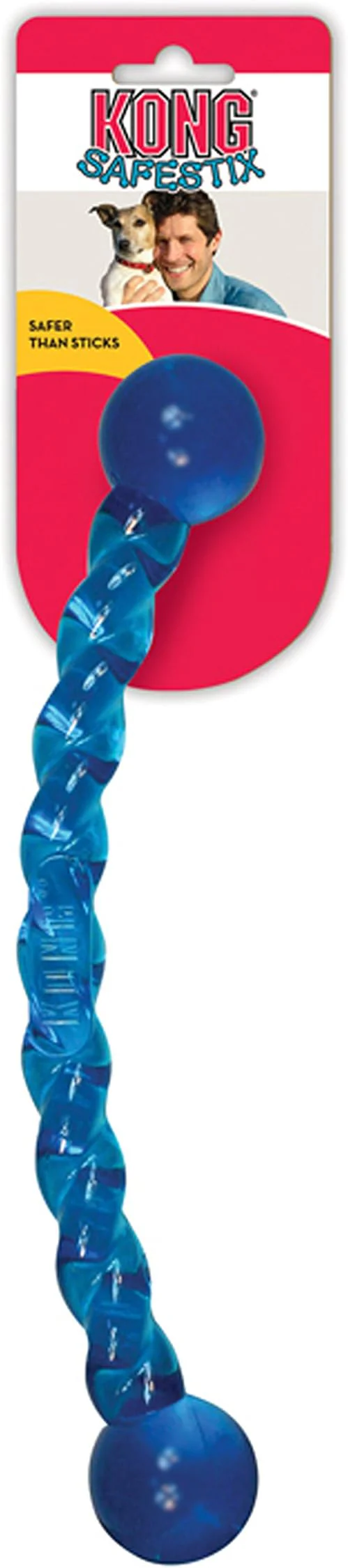 KONG - SafeStix - Strong and Flexible Dog Fetch Toy with Safe, Durable Materials (Assorted Colors) - Image 3