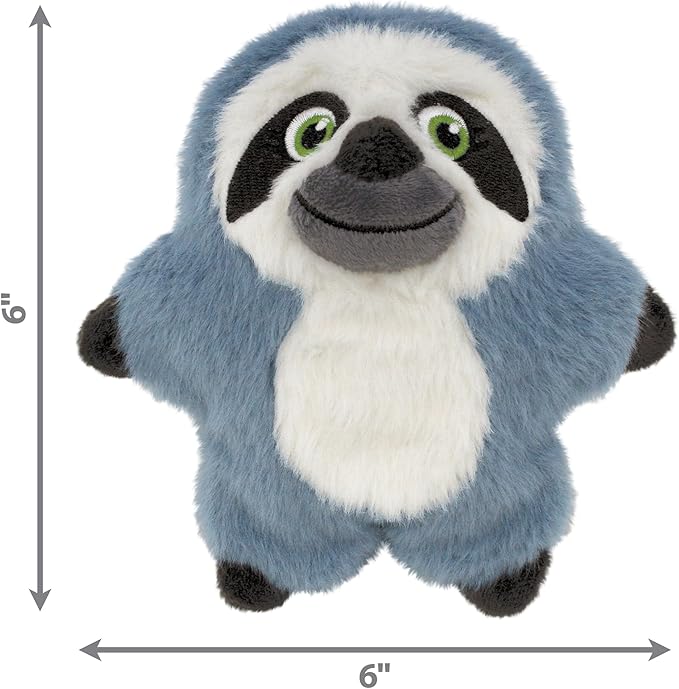 KONG Snuzzles Kiddos Sloth Dog Toy - Image 3