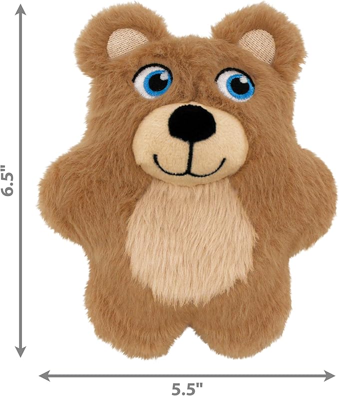 Kong Snuzzles Kiddos Teddy Bear Dog Toy - Image 4