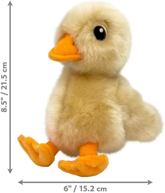 KONG Toughz Durable Plush Dog Toy - Long-Lasting Soft Chew Toy for Aggressive Chewers, Safe & Interactive for Dogs (Duck) - Image 3