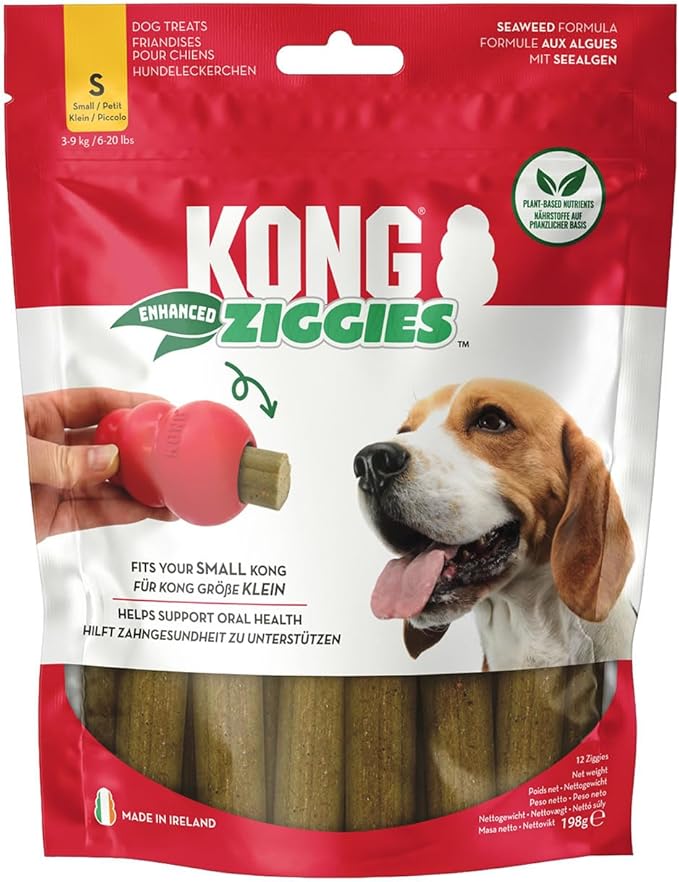 KONG Ziggies Enhanced Teeth Cleaning Dog Treats - Can Be Used Rubber Classic Toys - Image 4