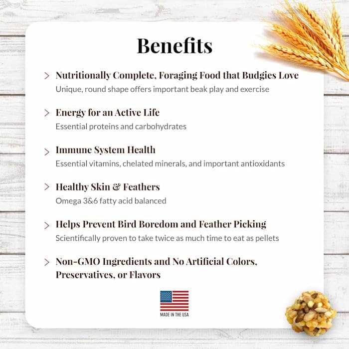 LAFEBER'S Classic Nutri-Berries Pet Bird Food, Made with Non-GMO and Human-Grade Ingredients, 4 lb - Image 5