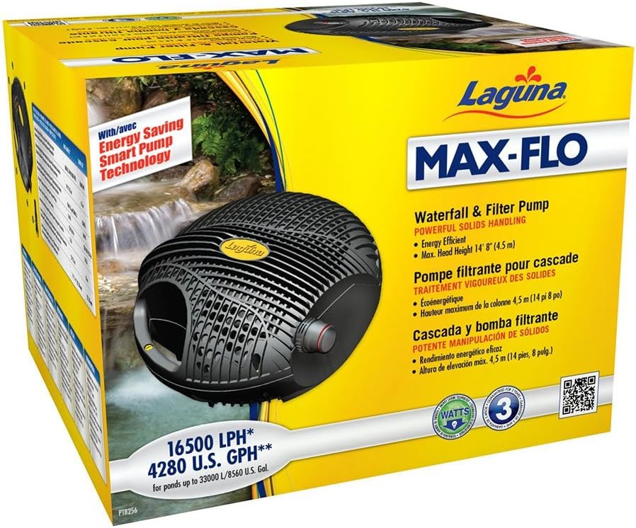 Laguna Max-Flo 960 Waterfall and Filter Pump for Ponds Up to 1920-Gallon - Image 2