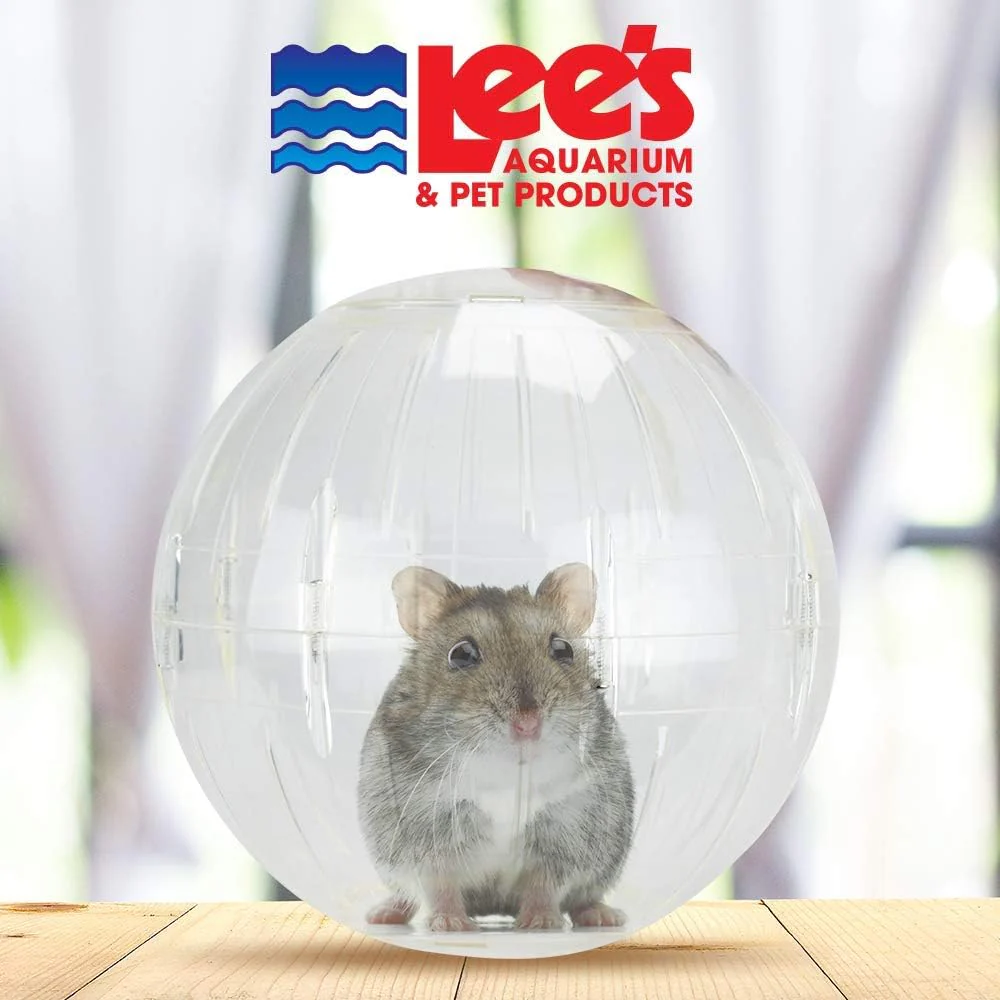Lee's Kritter Krawler Jumbo Exercise Ball, 10-Inch, Clear, All Breed Sizes