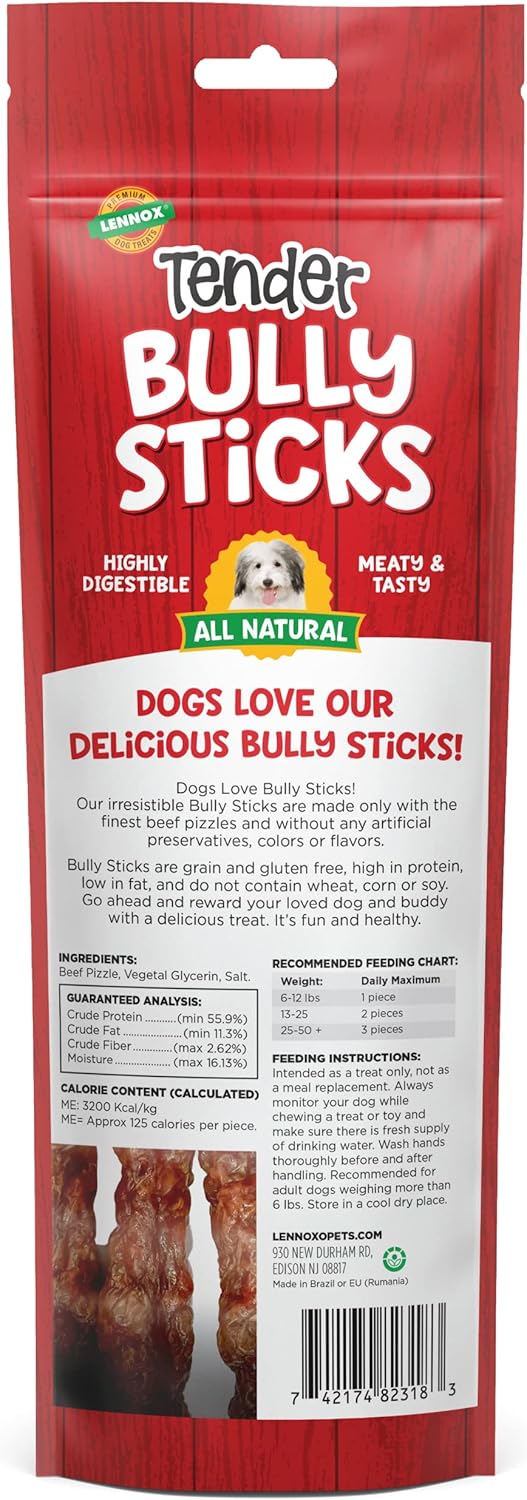 Lennox Tender Bully Sticks All Natural - Image 2