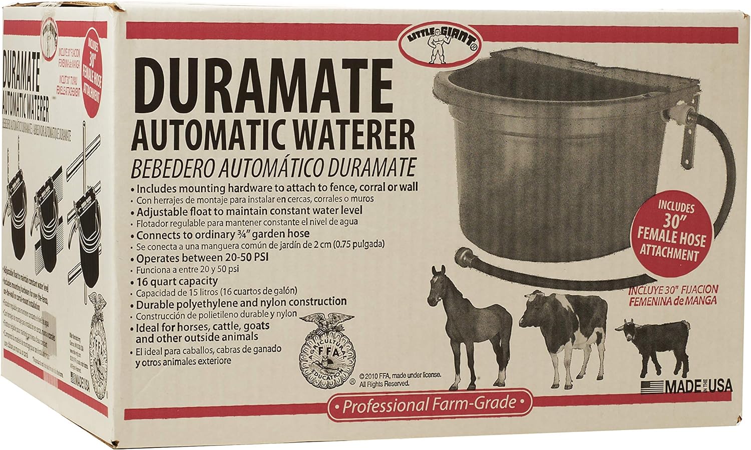 Little Giant® DuraMate Automatic Waterer - Image 3