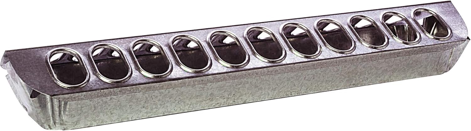 Little Giant® Metal Slide Top Poultry Ground / Hole Feeder - Image 2