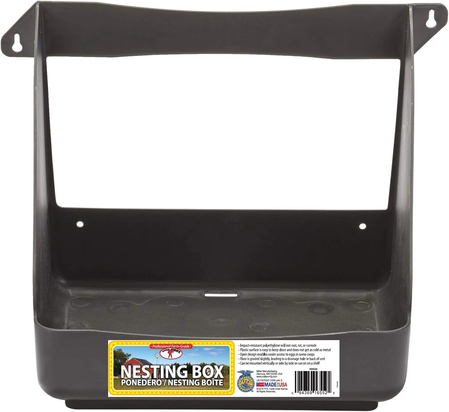 Little Giant® Open Nesting Box – Durable, Easy-to-Clean Poultry Nest