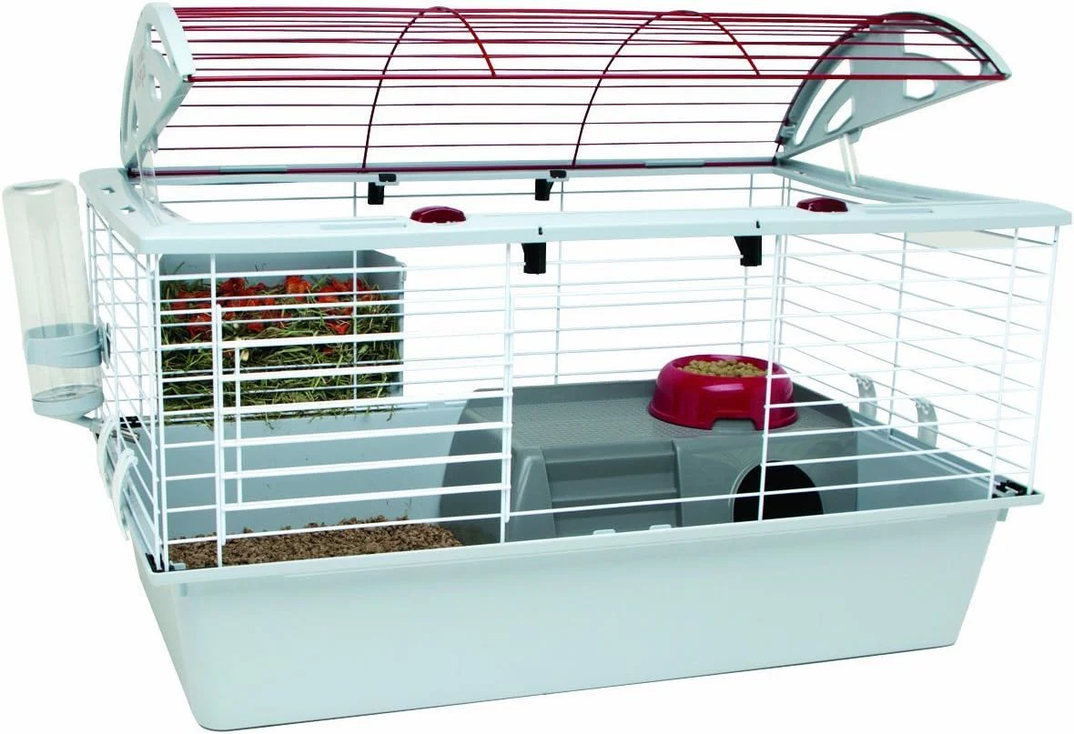 Living World - Deluxe Hybrid Habitat - Rabbit, Guinea Pig, Chinchillas, and Small Animal Cage