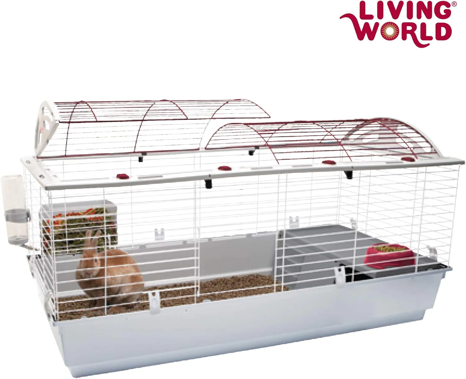 Living World - Deluxe Hybrid Habitat - Rabbit, Guinea Pig, Chinchillas, and Small Animal Cage - Image 7
