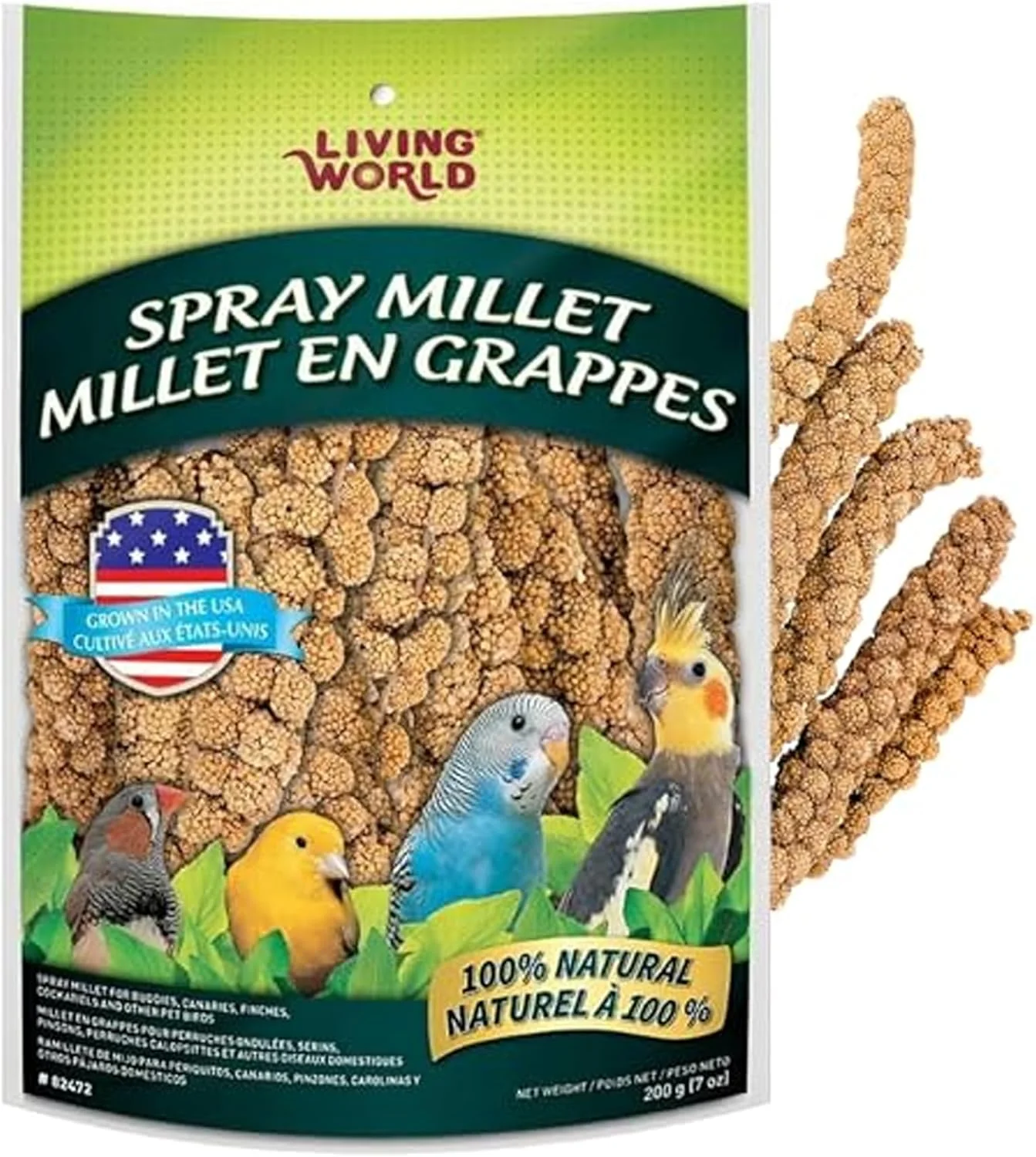 Living World - Millet Spray for Birds, Premium Treat for Budgies, Canaries, Finches, Cockatiels and Other Pet Birds - Image 8