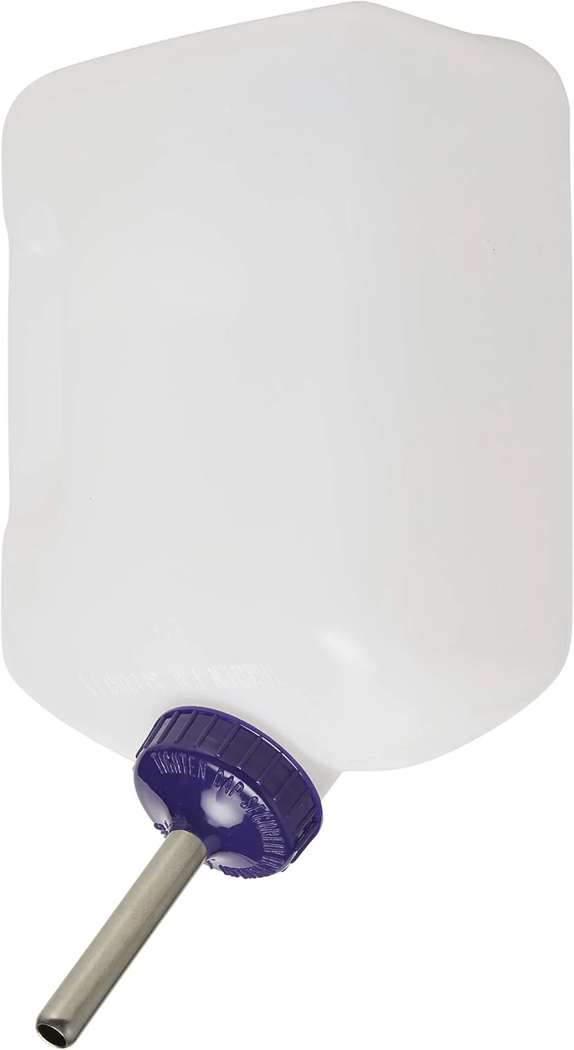 Lixit Widemouth Cage Water Bottles for Rabbits, Ferrets, Guinea Pigs, Rats and Other Small Animals. (White, 64 Ounce) - Image 6