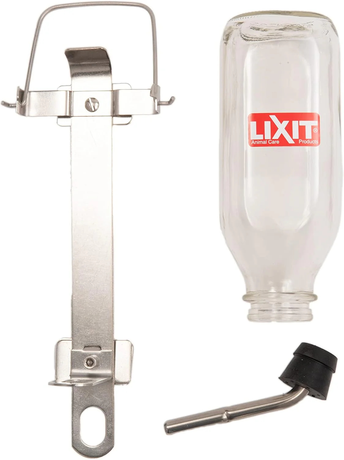 Lixit Heavy Duty Deluxe Glass Water Bottles for Birds, Dogs and Small Animals. (32oz Large Tube) - Image 5