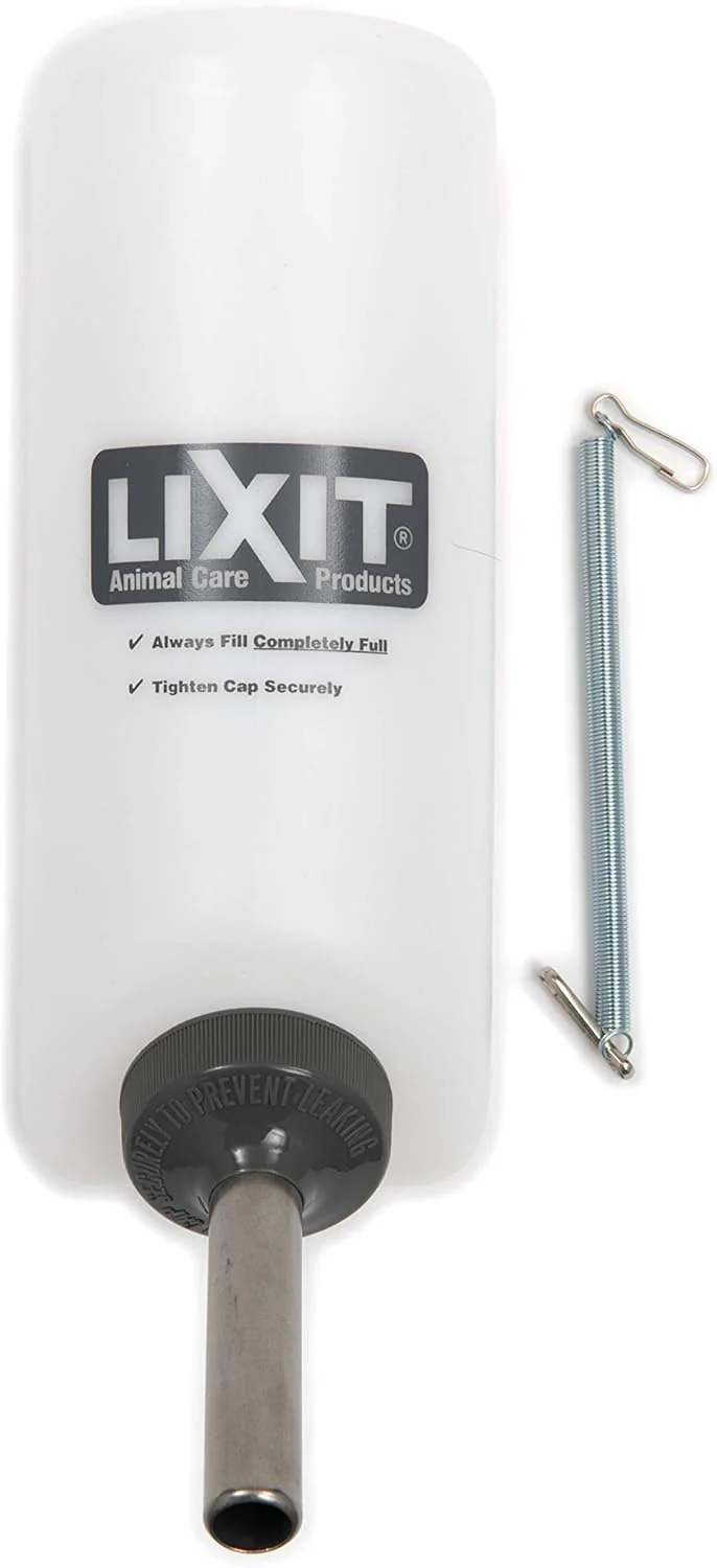 Lixit Wide Mouth Water Bottles for Large and Small Dogs (32oz Large Dog, White) - Image 4