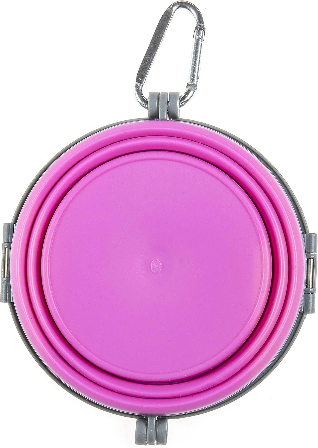Loving Pets - Bella Roma Portable Travel Dog Bowl Collapsible Dog Food & Water Bowl (Pink) - Image 2