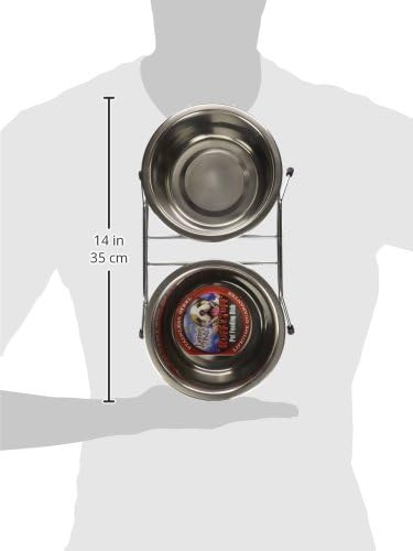 Loving Pets Double Diner Dog Bowl – 1 Quart - Image 3