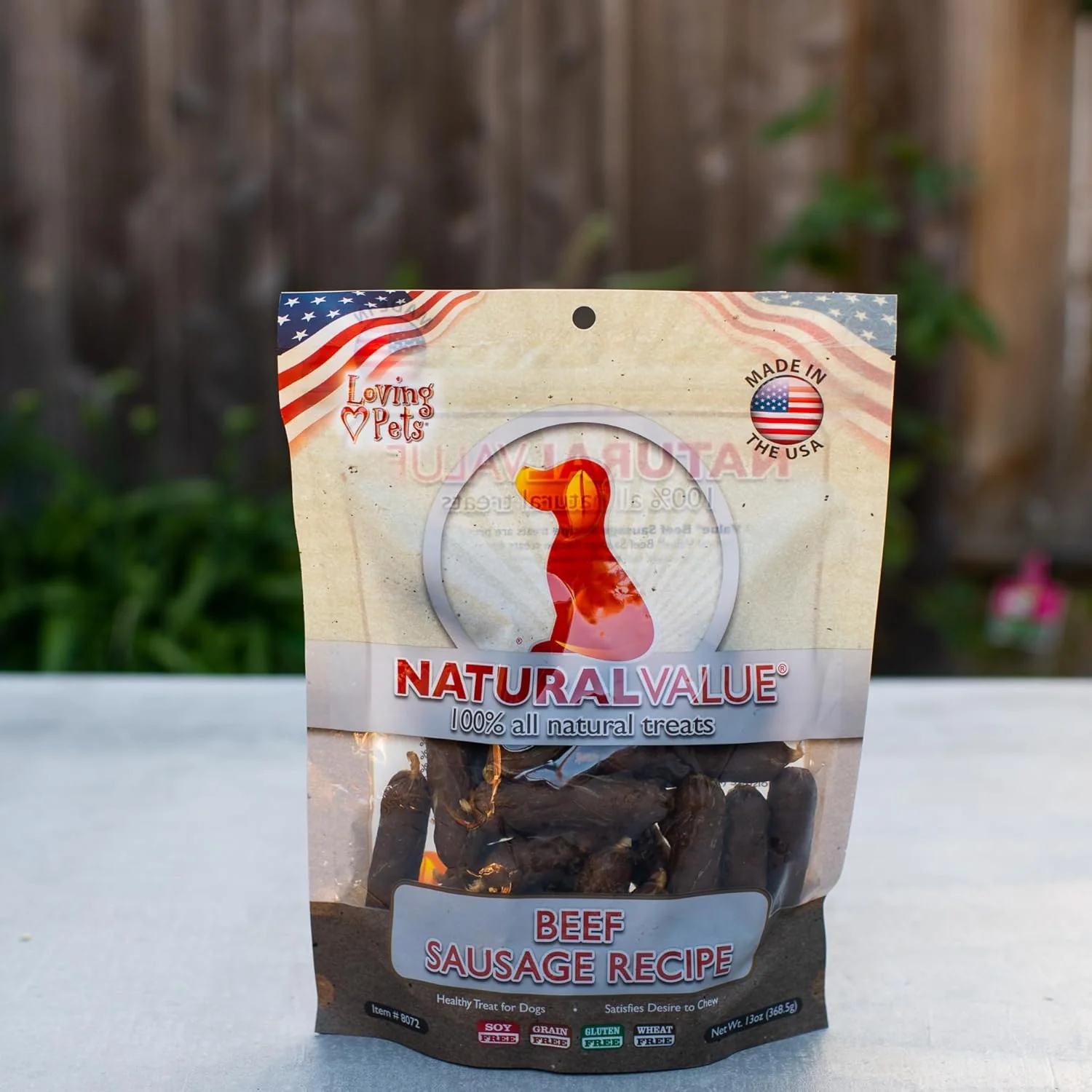 Loving Pets Natural Value All Natural Soft Chew Beef Sausages For Dogs - Image 6