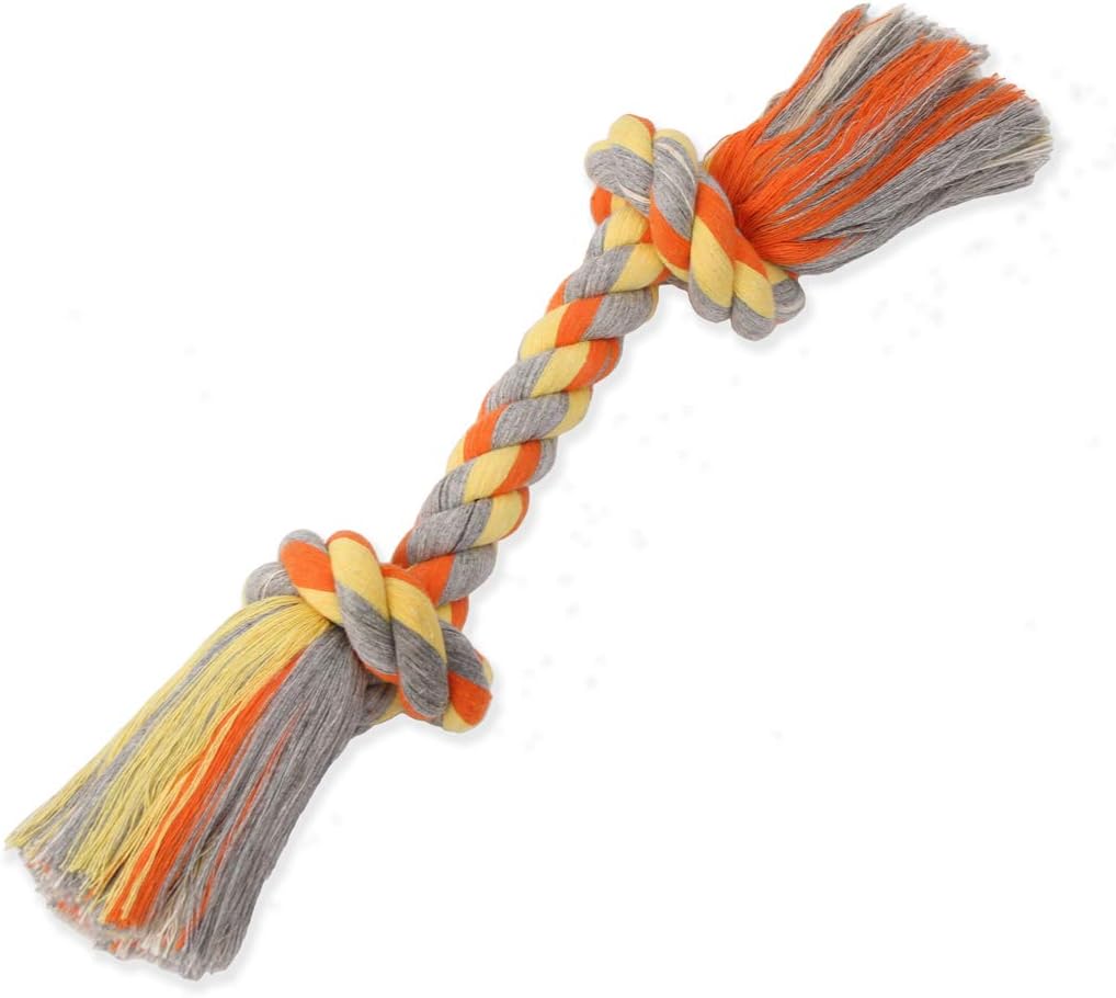 Mammoth Pet Products Flossy Chews Cottonblend Color Rope Bone , MultiColored - Image 6