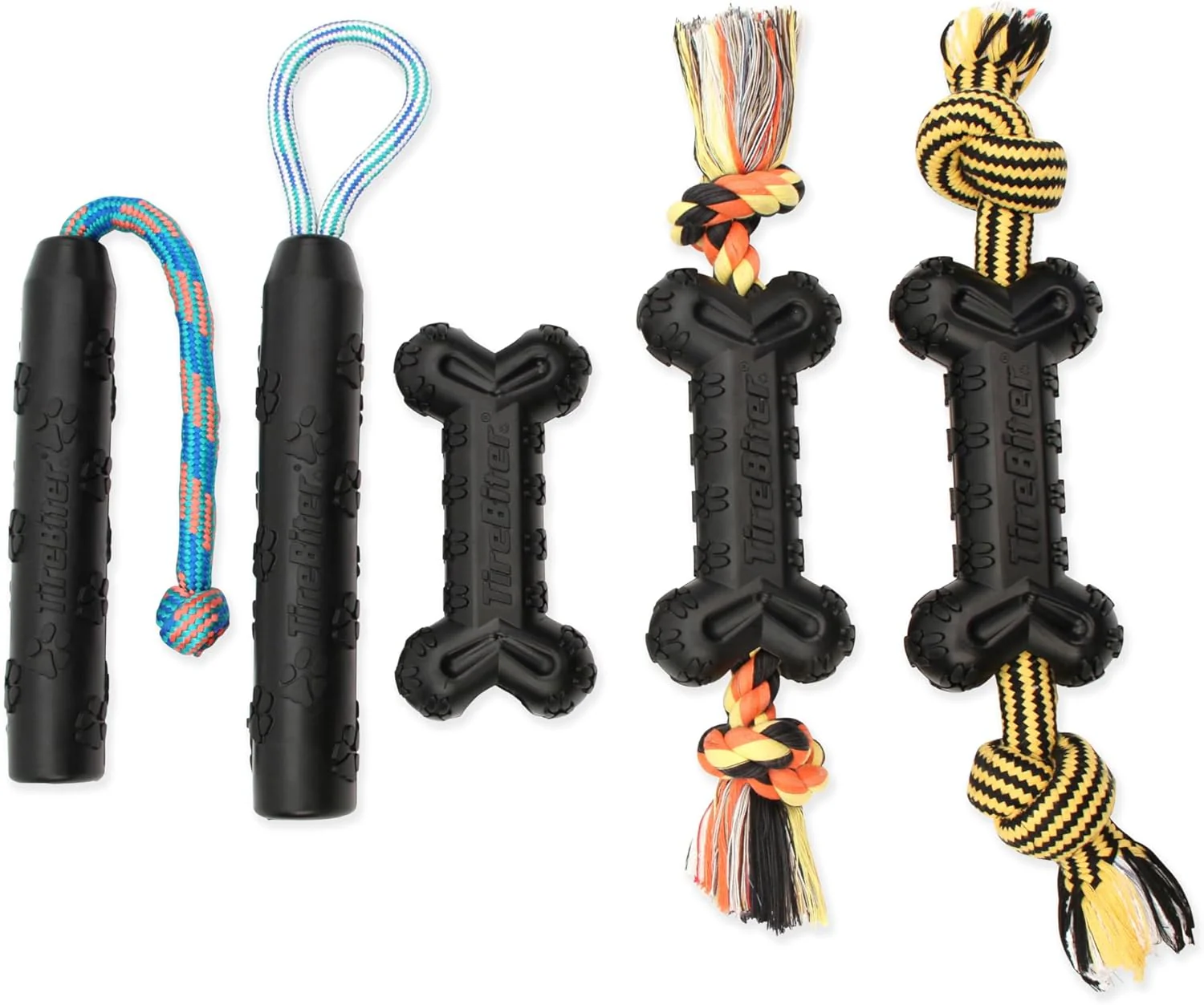 Mammoth TireBiterII Bone with Treat Station – Natural Rubber Dog Toys for Extreme Chewers – Dog Toys for Extra Long Interactive Play – Aggressive Chewer Toys for Dogs - Large 7.25 - Image 6
