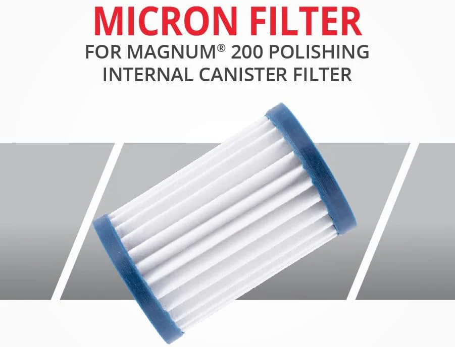 Marineland Micron Magnum 200 Polishing Internal Canister Filter for Aquariums up to 60 Gallons, Crystal Clean Water - Image 4