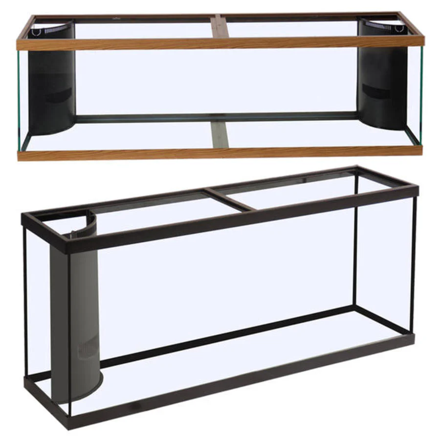 Marineland Perfecto Manufacturing Marineland Fish Aquarium with 2 Corner-Flo, Black - Image 3