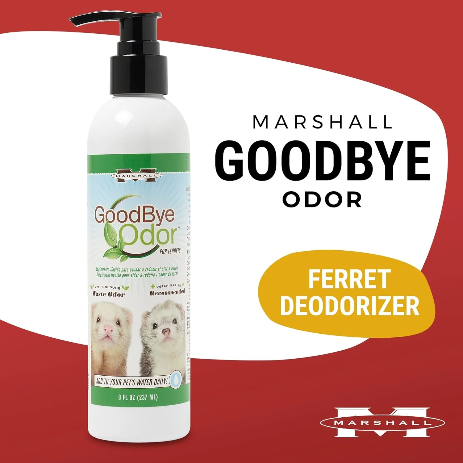 Marshall Pet Products GoodBye Odor for Ferrets - Image 2