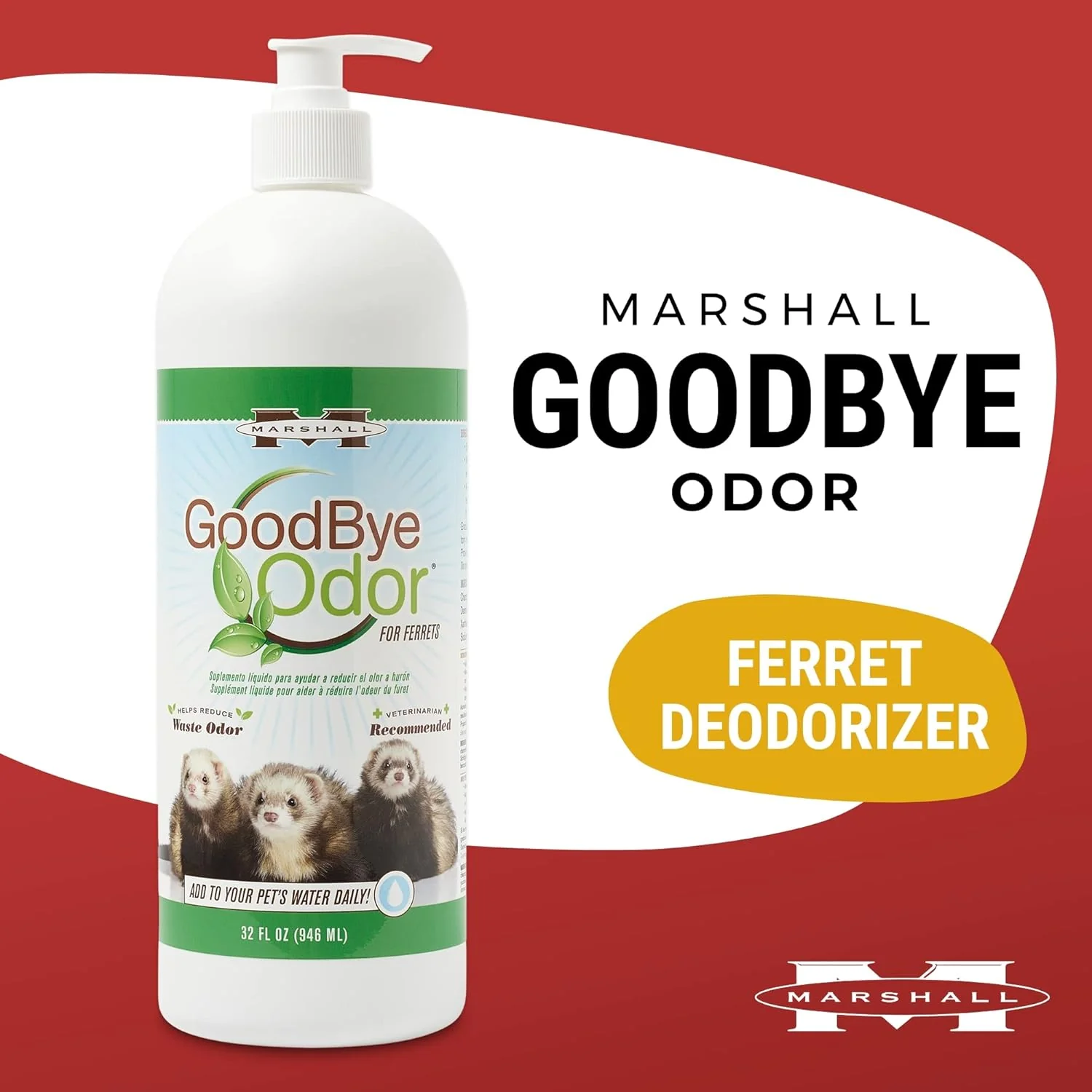 Marshall Pet Products GoodBye Odor for Ferrets - Image 4