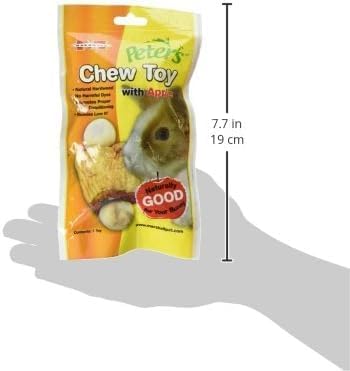 Peter'S Chew Toy For Rabbits And Small Animals, Apple - Image 2