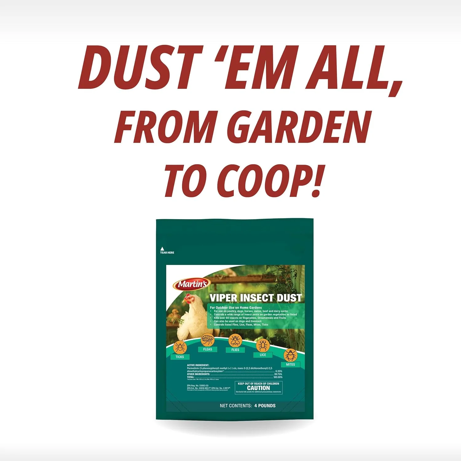 Martin’s® Viper Insect Dust 4 lb - Image 5