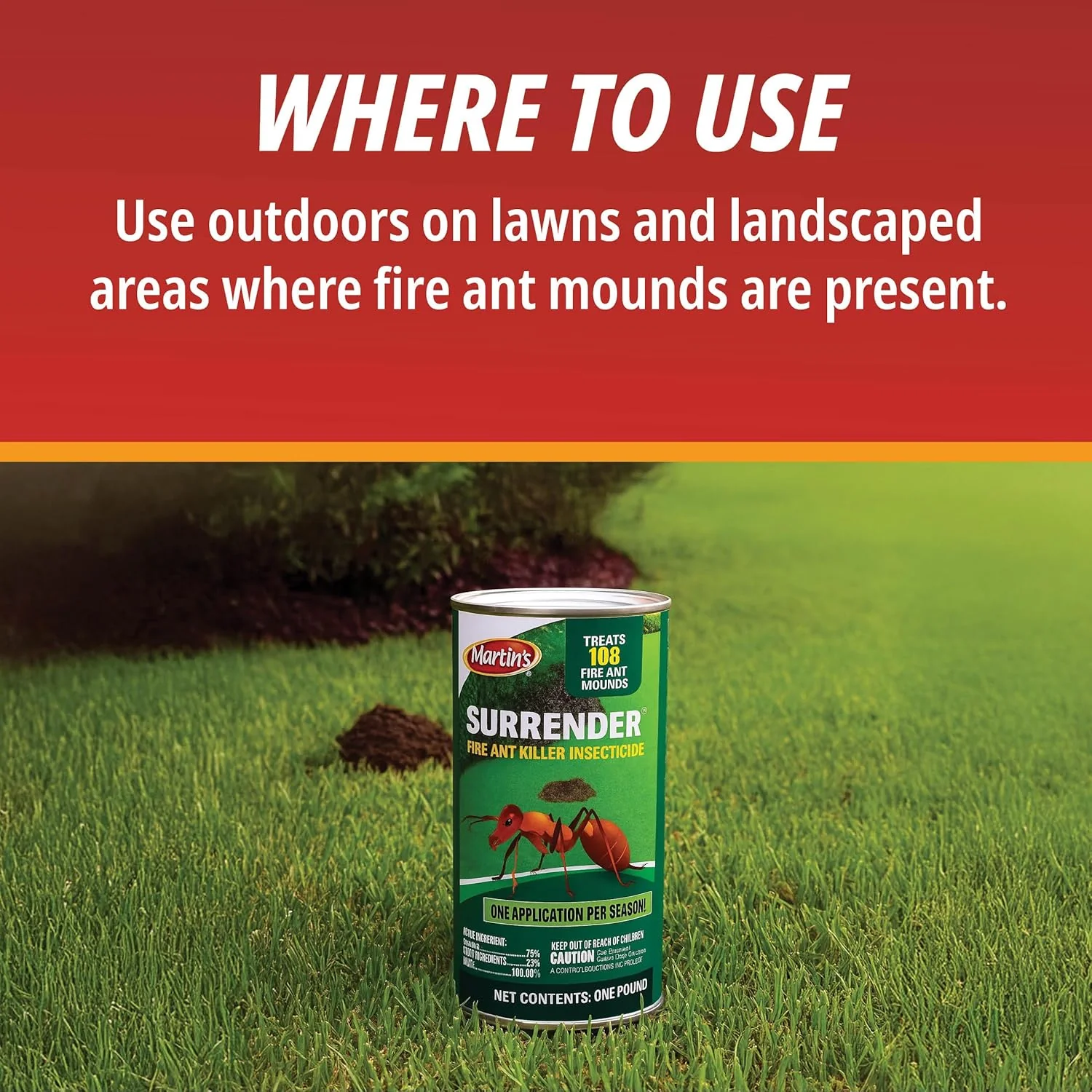 Martin's® Surrender Fire Ant Killer – Complete Colony Control - Image 6