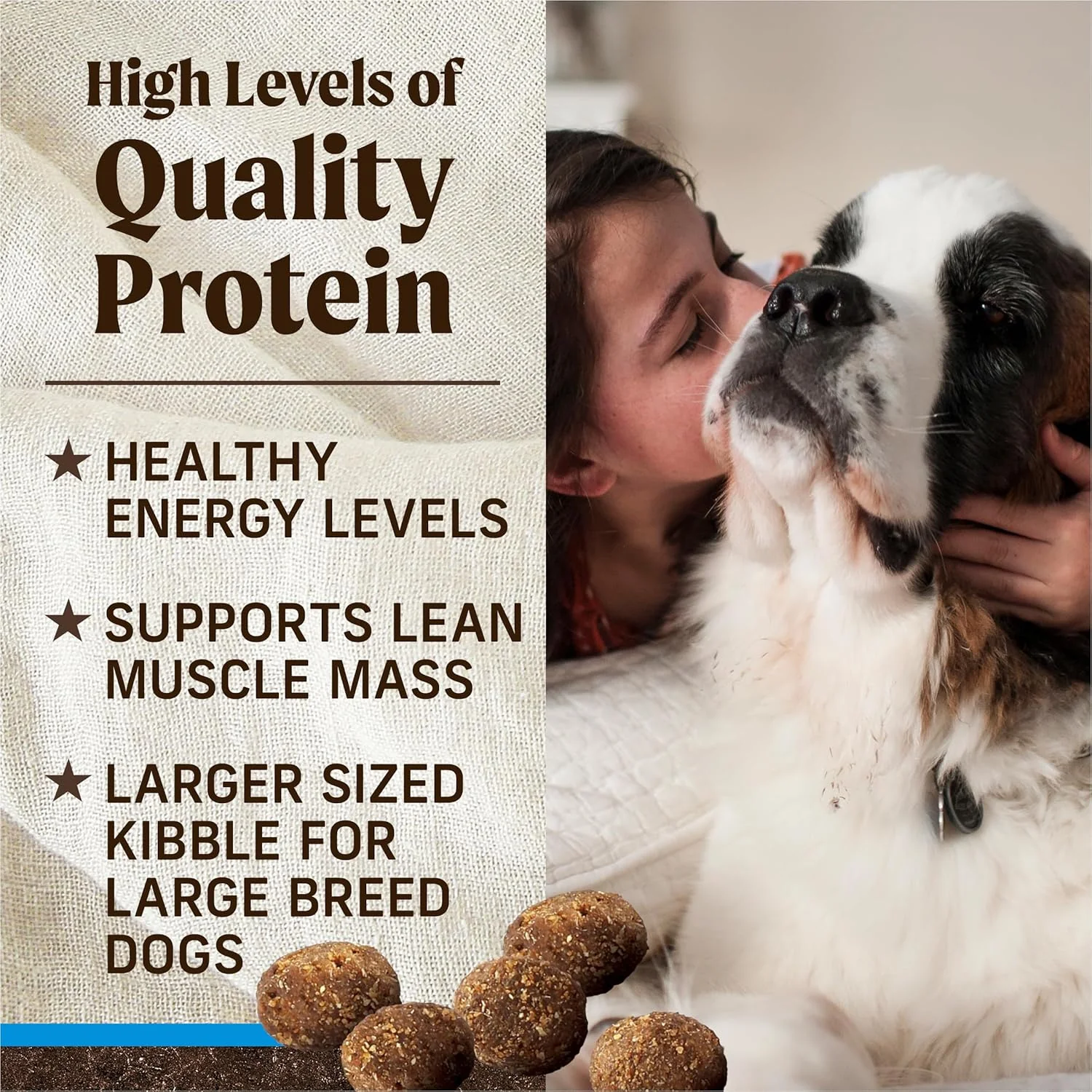 Merrick Grain Free Premium Large Breed Dry Dog Food, Wholesome and Natural Kibble, Chicken and Sweet Potato - Image 8